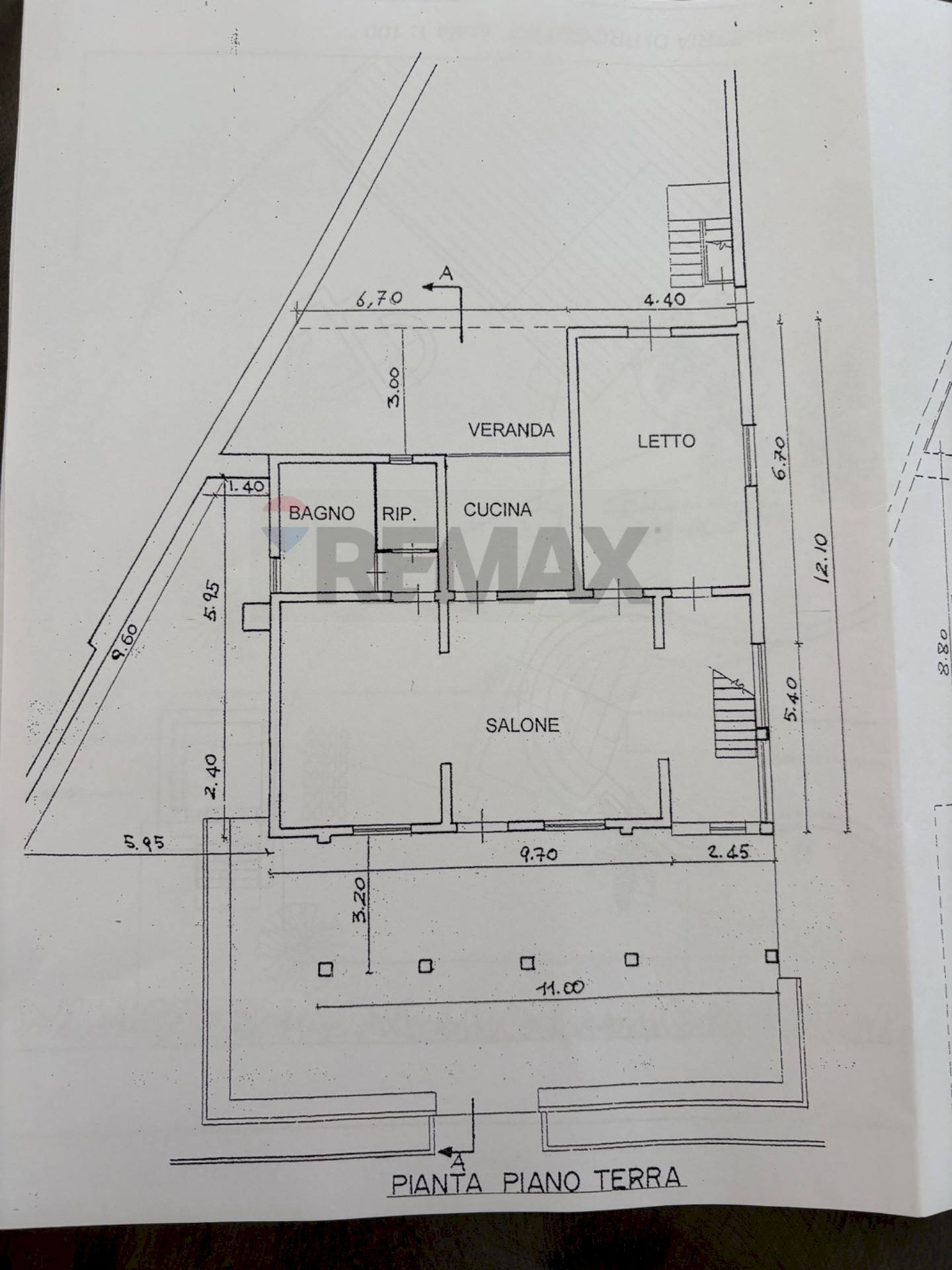 Pianta 2D - Villa Via Serpaolo
 
16, Augusta - planimetria 1
