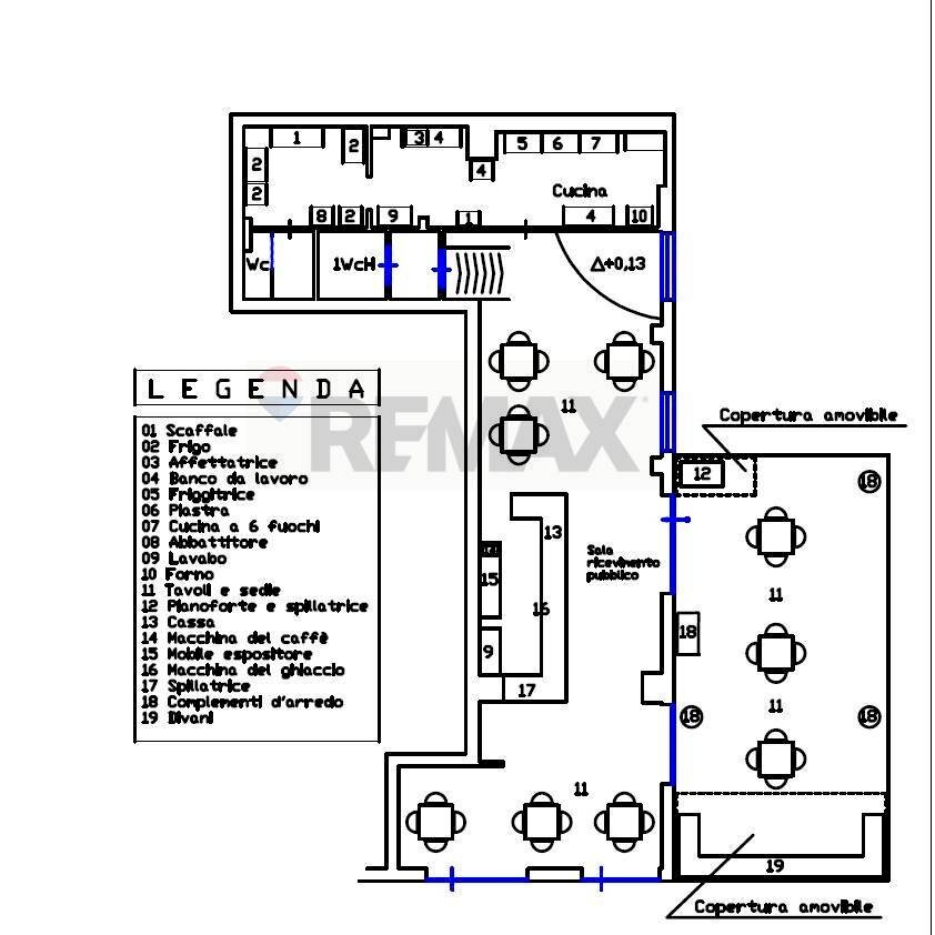 Pianta 2D - Commercial Activity Viale Teocrito
 
snc, Siracusa - floor plans 1