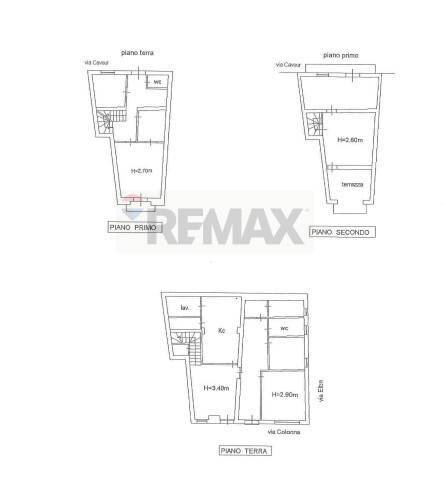 Pianta 2D - Independent house via colonna
 
42, Buccheri - floor plans 1