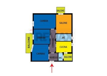 Pianta 2D - Appartamento Caserta - foto 1