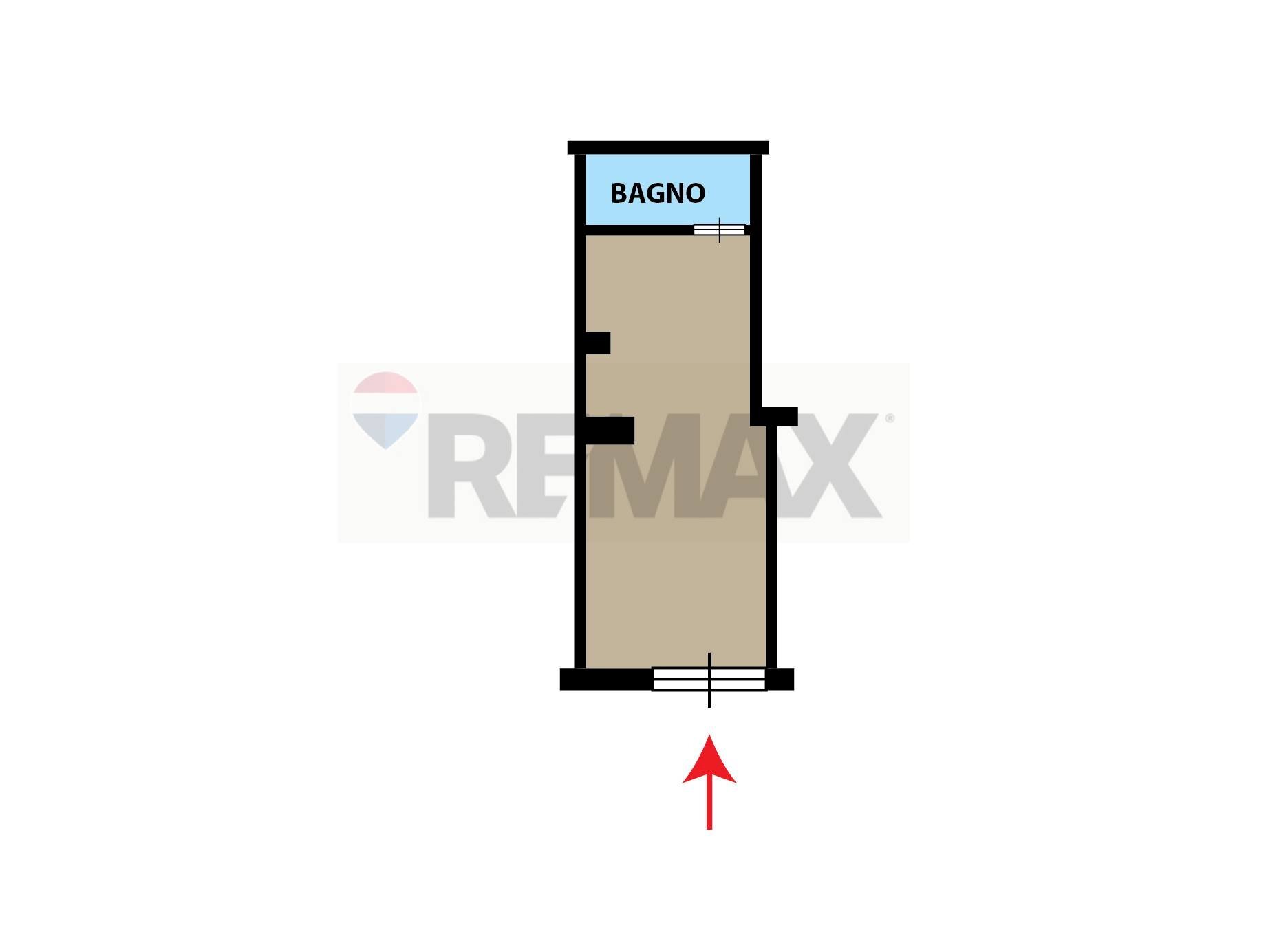 Pianta 2D - Commercial Premises Via Ferrante Imparato
 
209-211, Napoli - floor plans 1