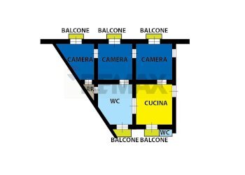 Pianta 2D - Appartamento Napoli - foto 3