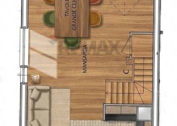 Pianta 2D - Casa semi indipendente Costa Volpino - foto 57