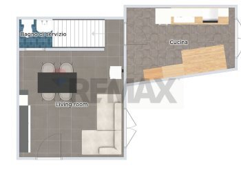 Pianta 2D - Semi-detached house Pian Camuno - photo 14