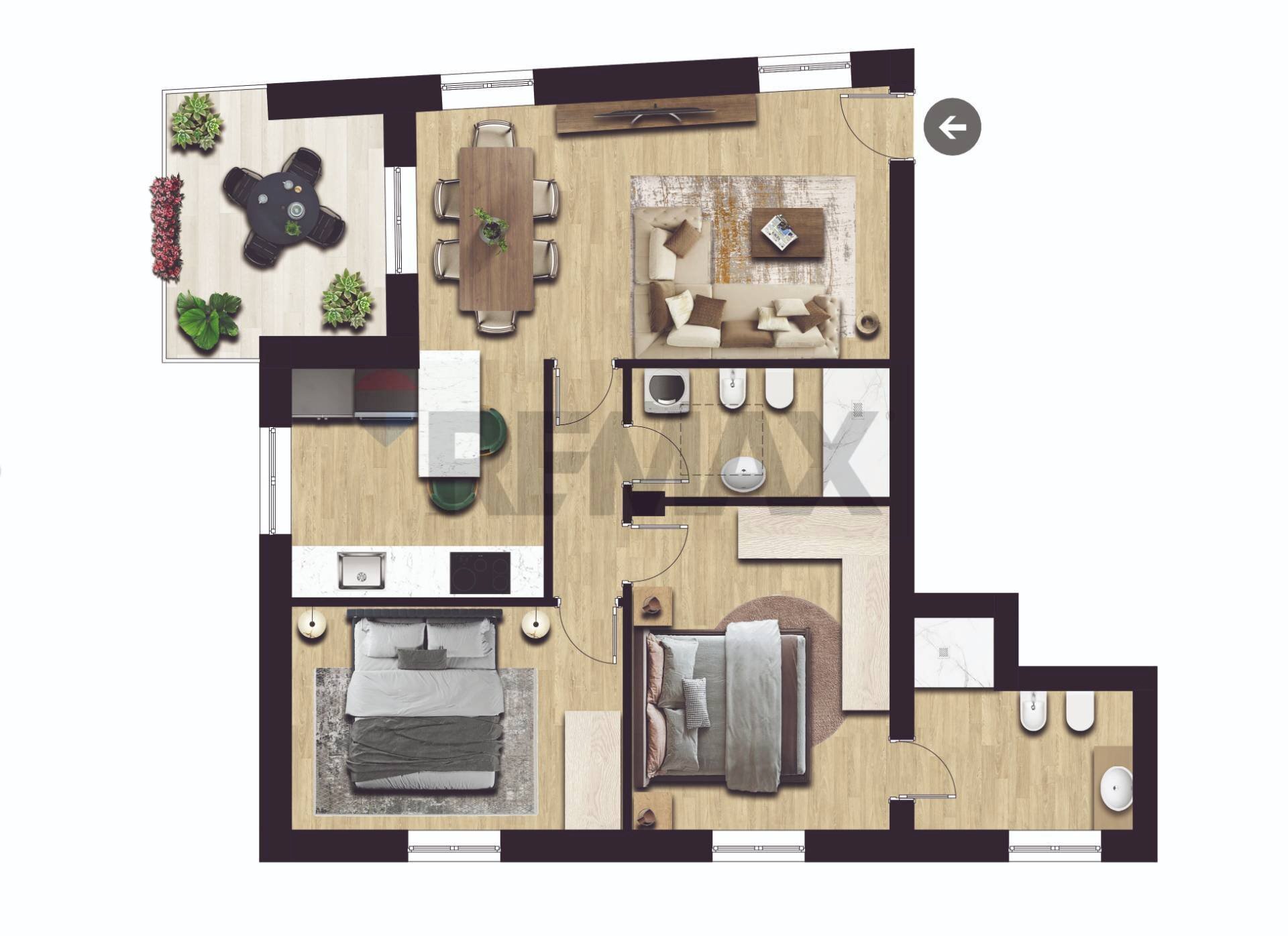 Pianta 2D - Attic VIA A. MANZONI
 
20, Medolago - floor plans 1