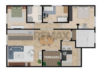 Pianta 2D - Quadrilocale Pisogne - foto 4