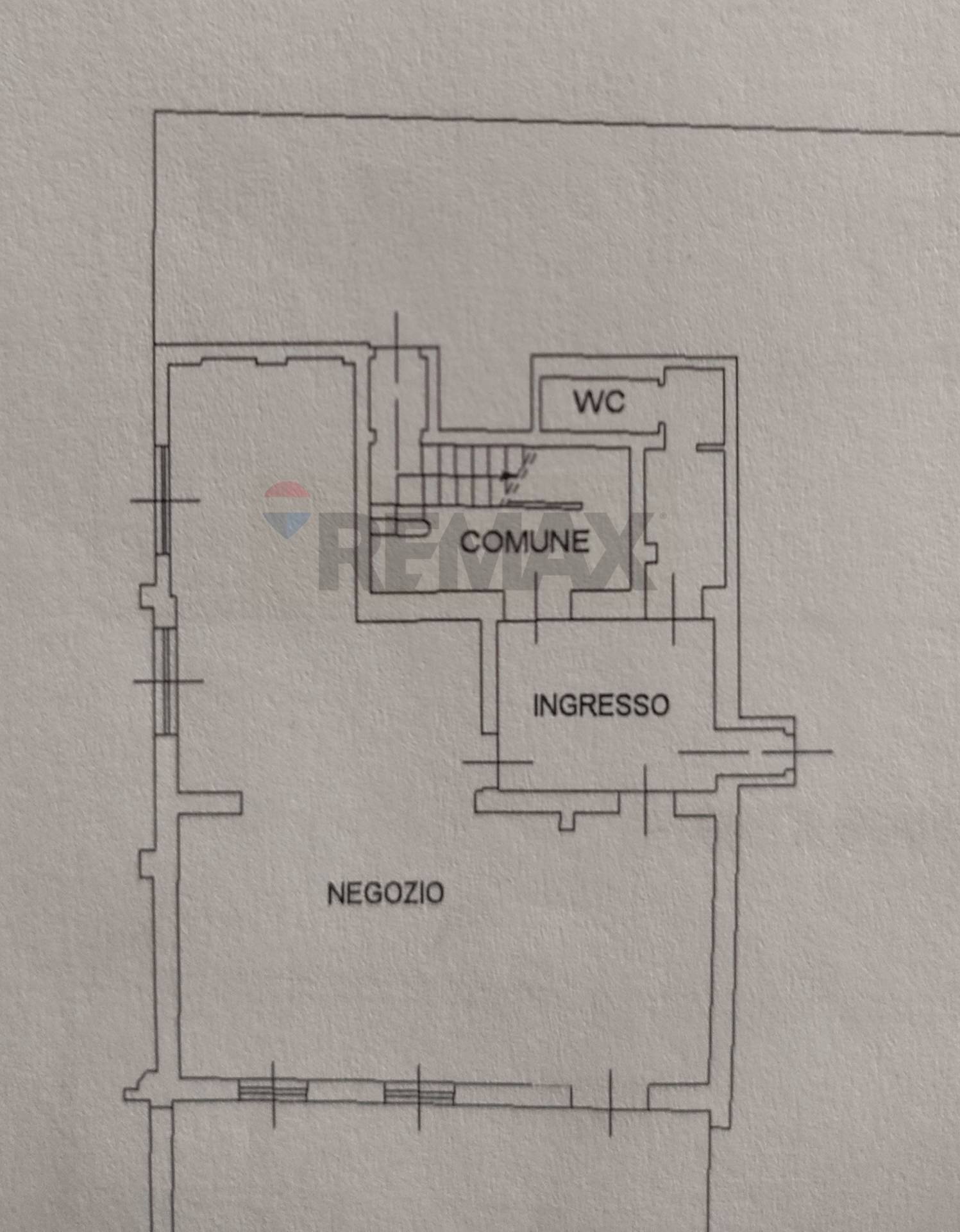 Planimetria negozio/ufficio - Stable - Palace Bergamo - floor plans 1