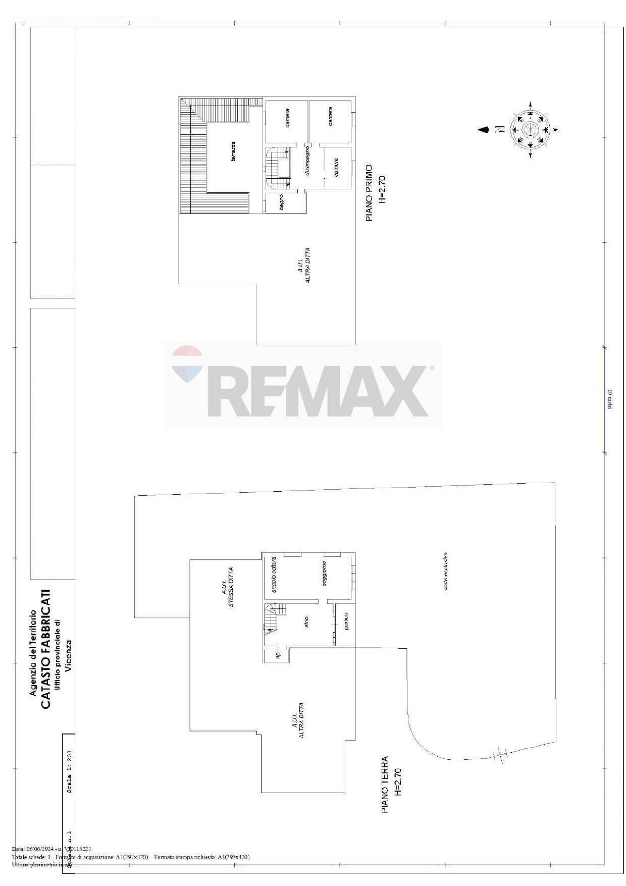 Pianta 2D - Casa semi indipendente Via Stradone
 
123, Torri di Quartesolo - planimetria 1