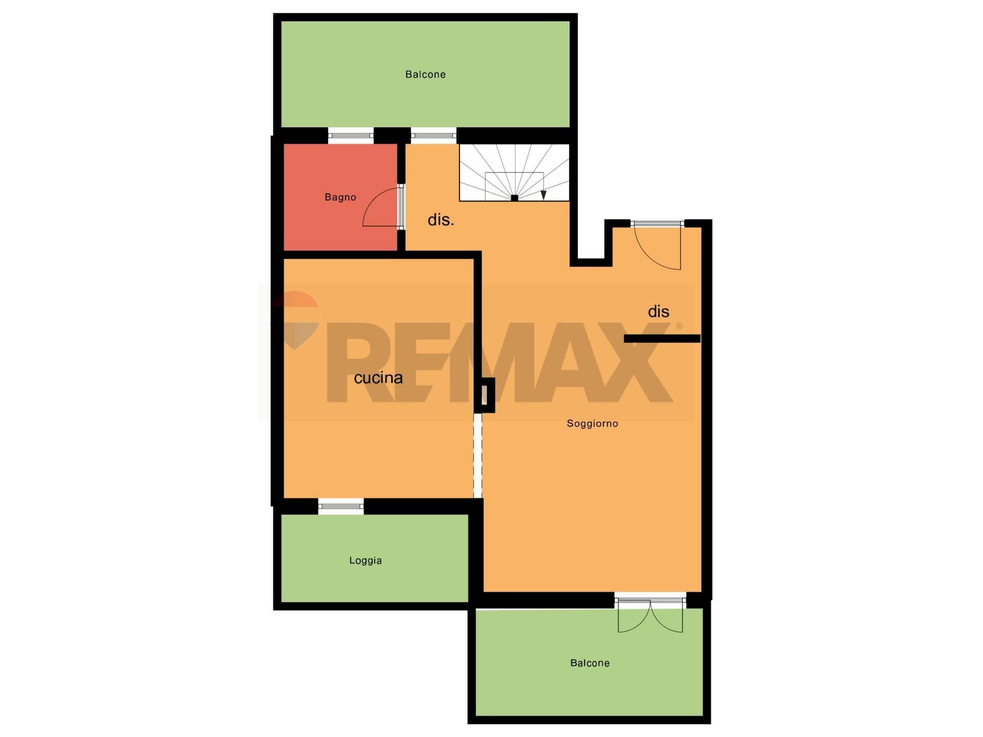 Pianta 2D secondo piano - Villa Bifamiliare Via Massera
 
52/c, Spoltore - planimetria 1