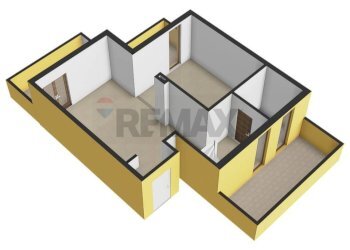 Pianta 3D - Semi-detached Villa Via Massera
 
52/c, Spoltore - photo 48