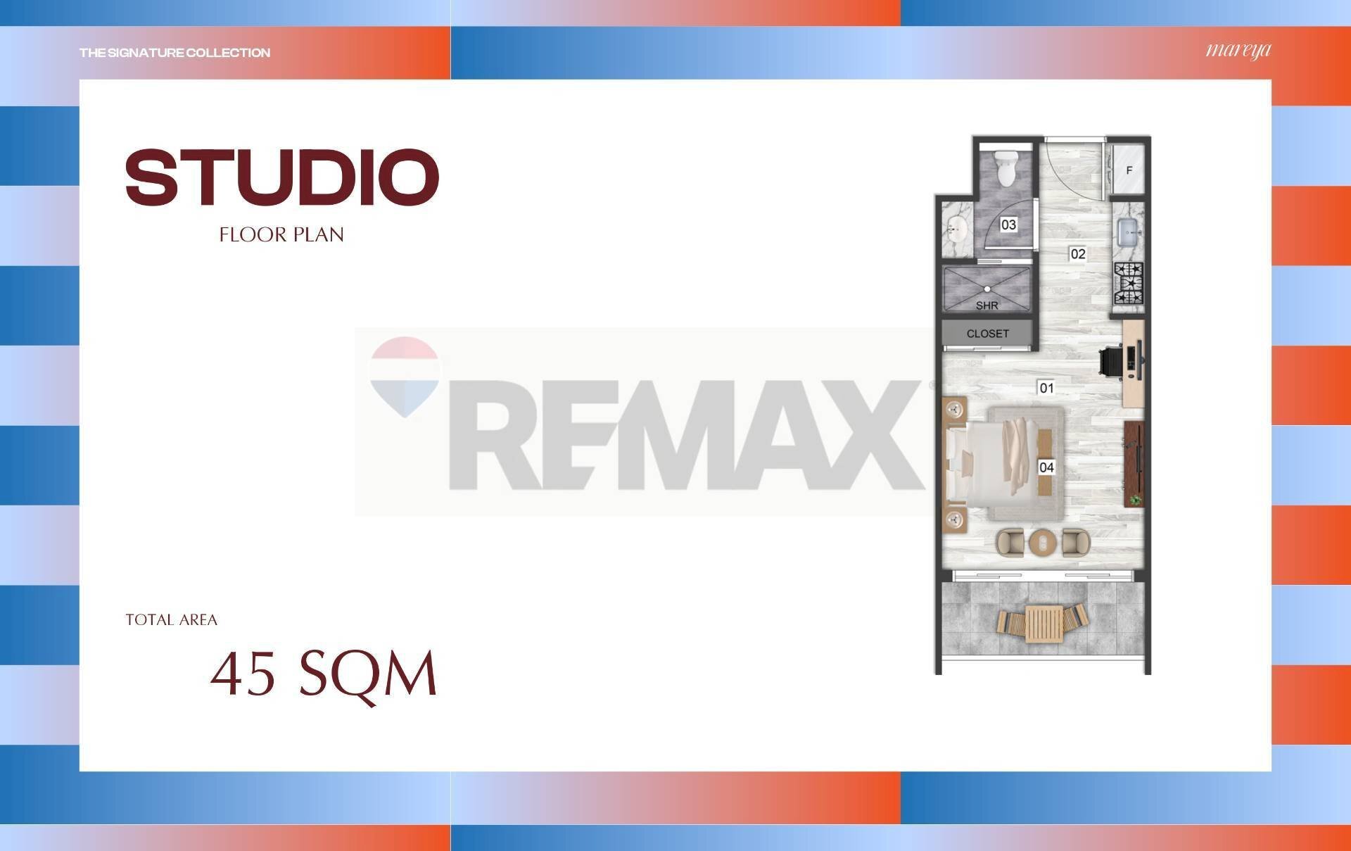 Pianta 2D - Trilocale Ferrara - foto 2