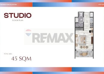 Pianta 2D - Trilocale Ferrara - foto 2