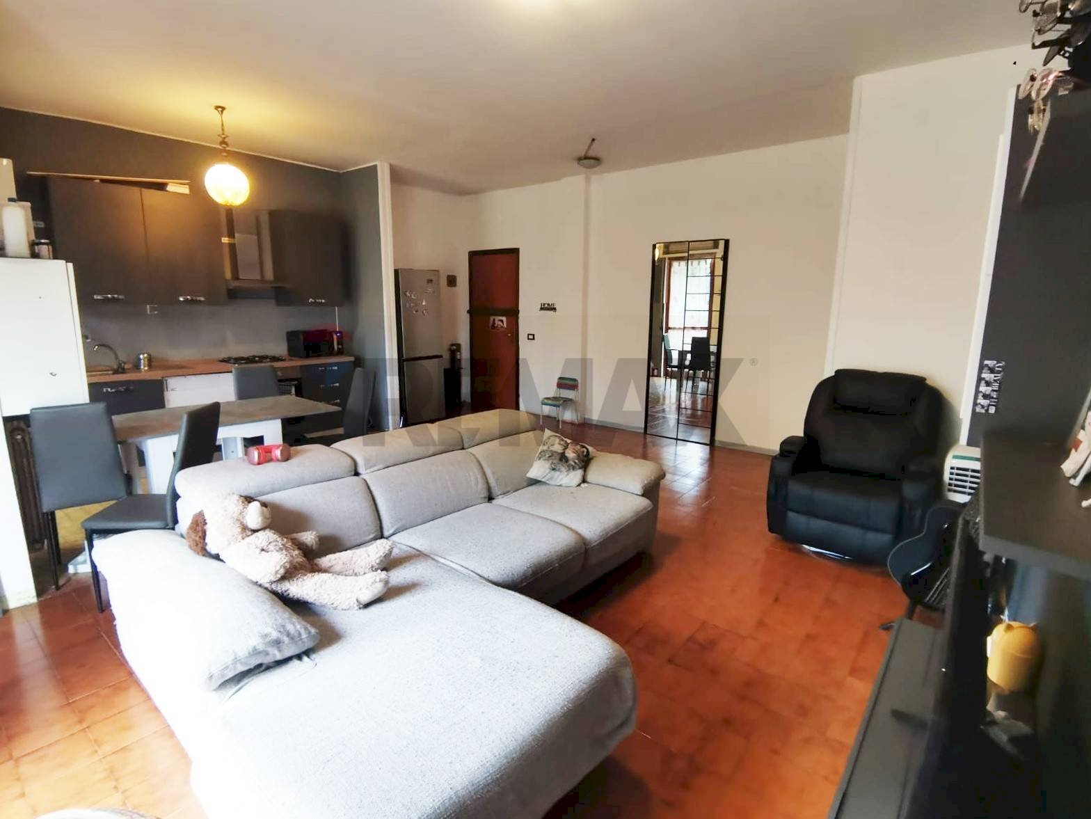 Soggiorno - Three-room apartment Via Vittorio Veneto
 
1445, Presezzo - photo 2