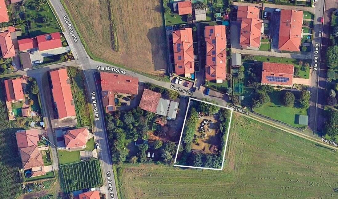 Posizione della mappa - Terreno edificabile via gattolina, Sotto il Monte Giovanni XXIII - foto 3