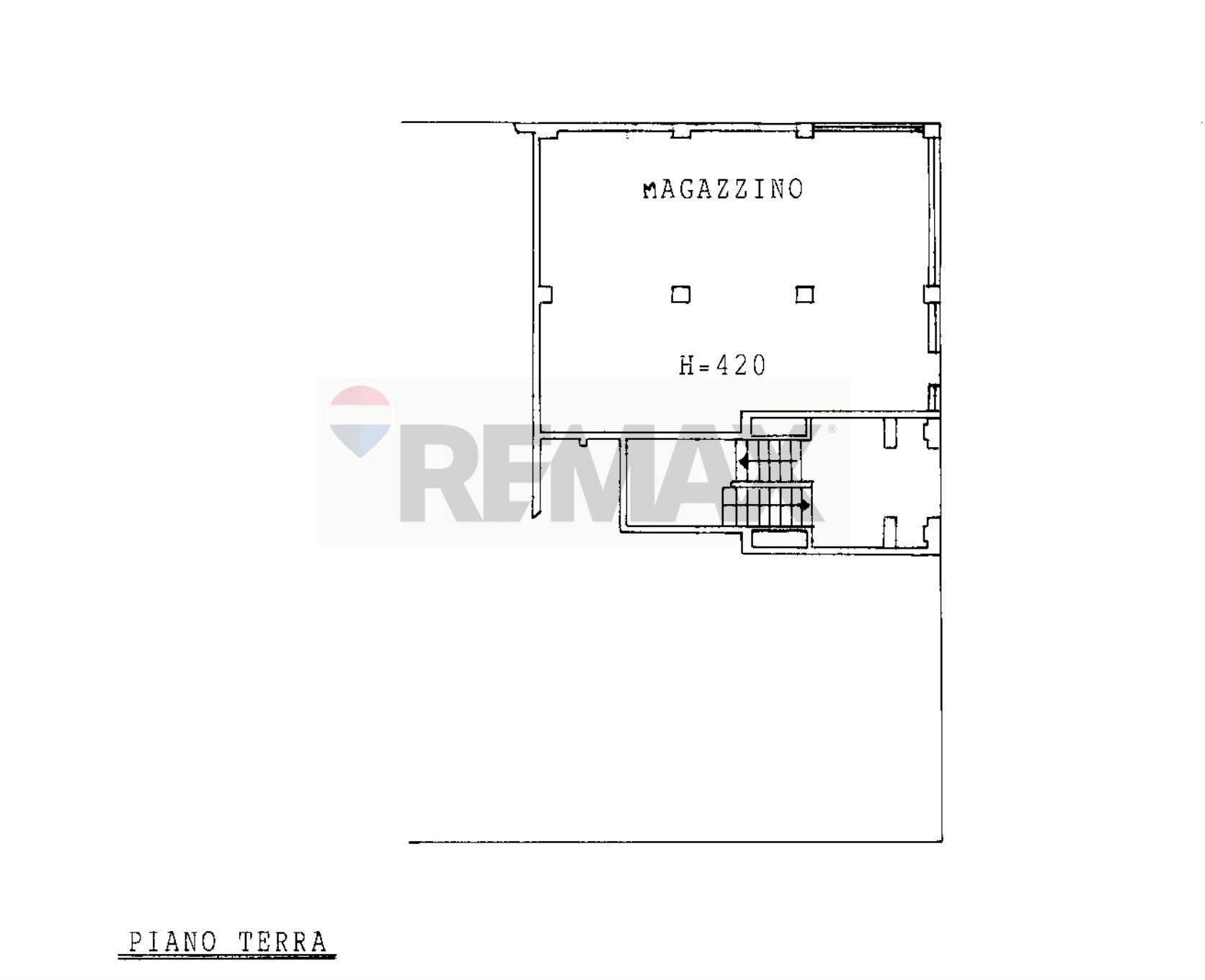 Pianta 2D - Capannone via novara
 
238, Romagnano Sesia - planimetria 1