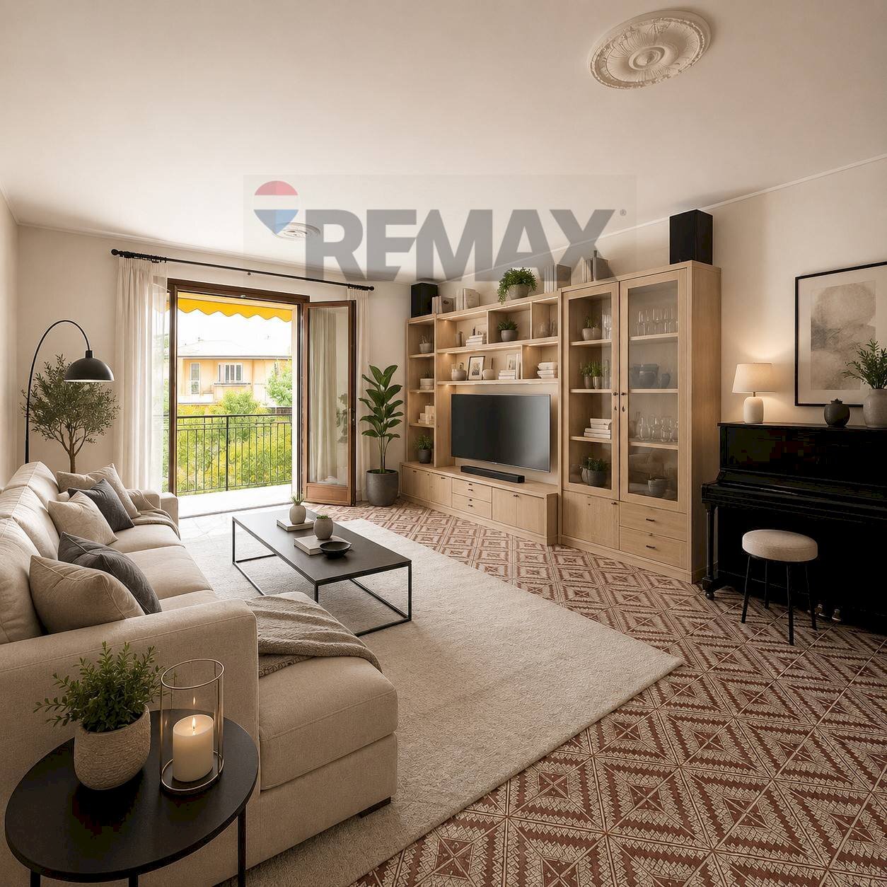 Soggiorno - Semi-detached house via torino
 
17, Caltignaga - photo 1