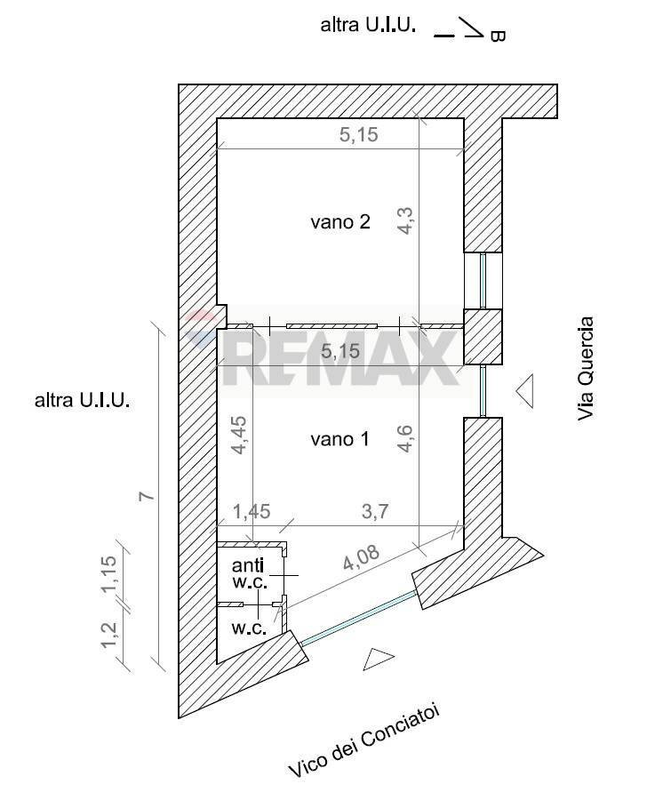 Pianta 2D - Commercial Premises Vico Dei Conciatoi
 
4, Foggia - floor plans 1