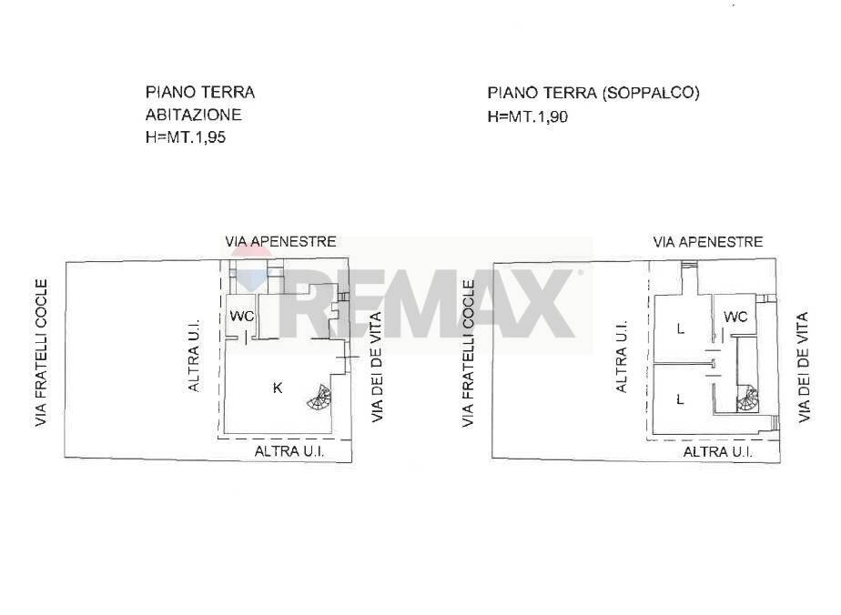 Pianta 2D - Three-room apartment Via Dei Devita
 
32, Vieste - floor plans 1