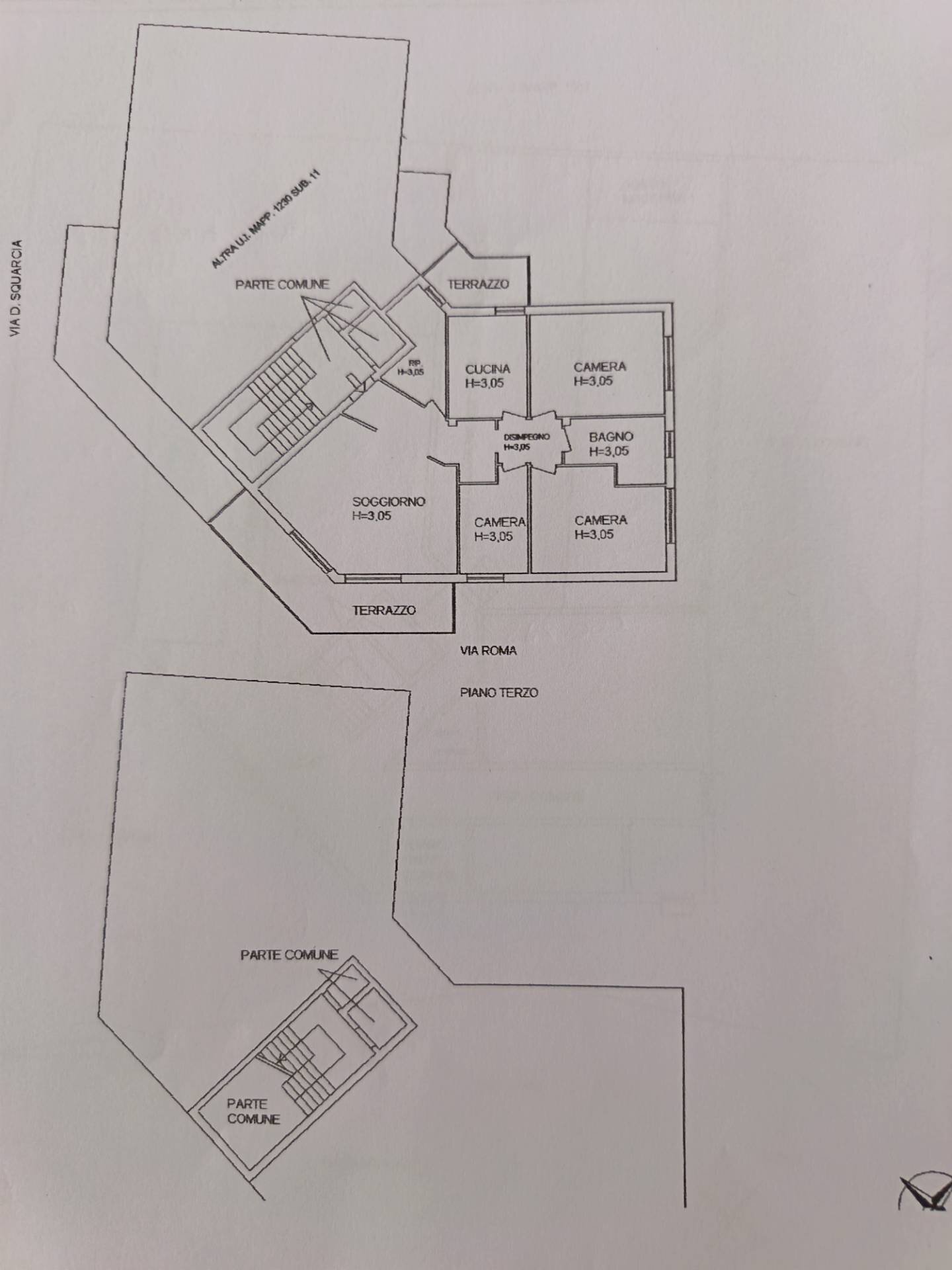 Foto 44 - Four-room apartment Via Giovanni Pascoli
 
20, Fano - floor plans 1