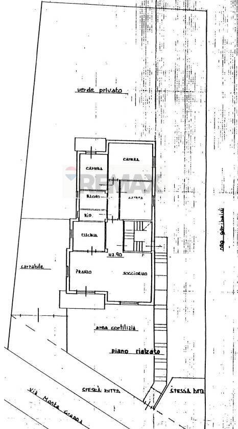 Pianta 2D - Casa indipendente Via Montegrappa
 
36, Salsomaggiore Terme - planimetria 1