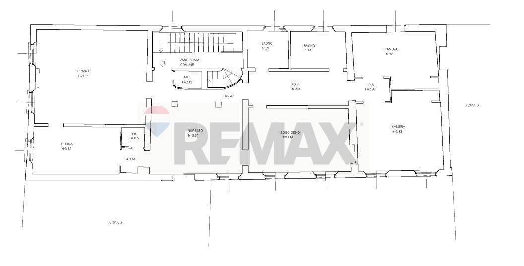 Pianta 2D - Apartment Reggio nell'Emilia - floor plans 1