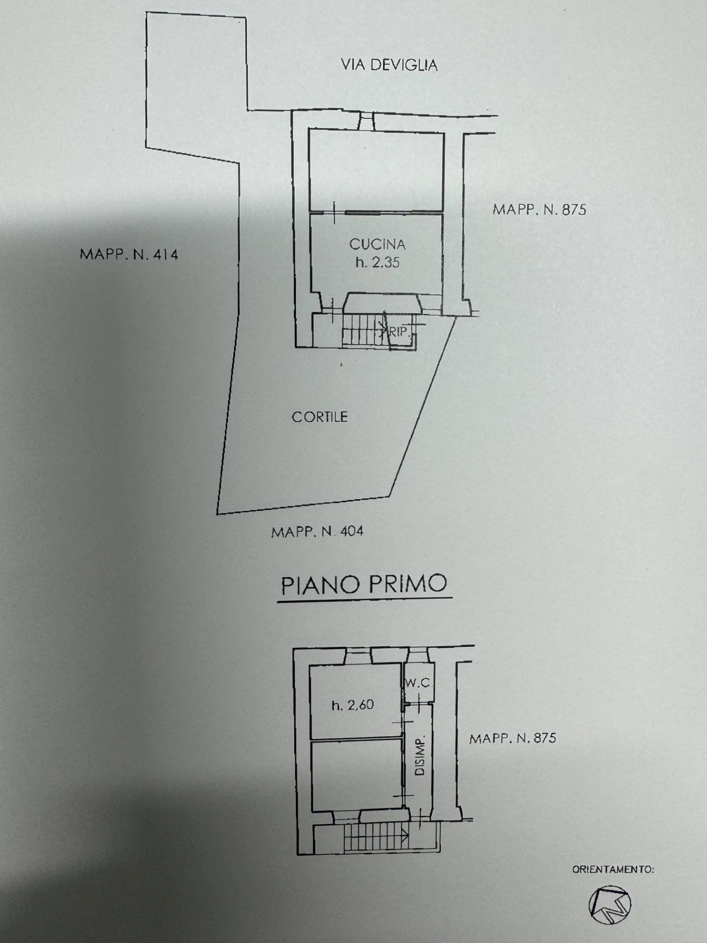 planimetria - Casa semi indipendente Via Deviglia
 
17, Montaldo di Mondovì - planimetria 1