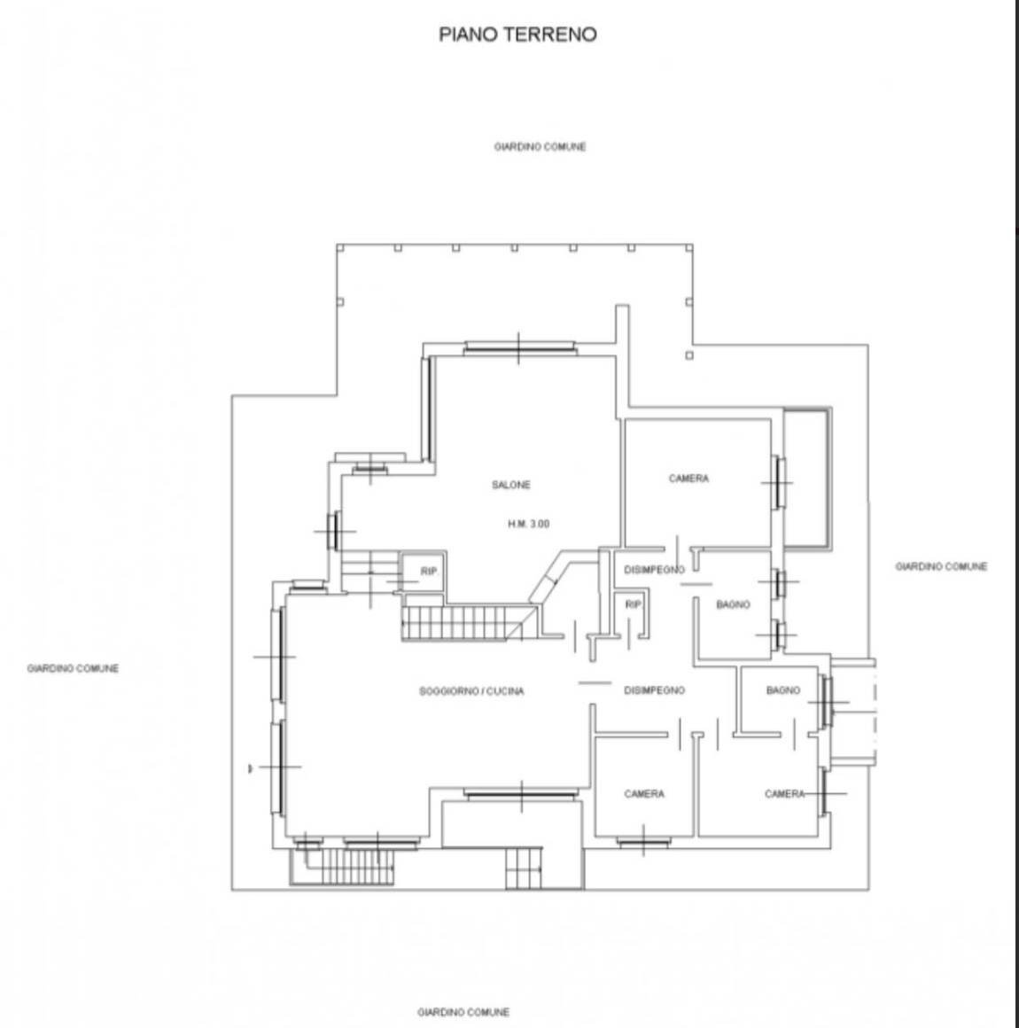 Foto 12 - Villa Strada Pecetto
 
9, Moncalieri - planimetria 1