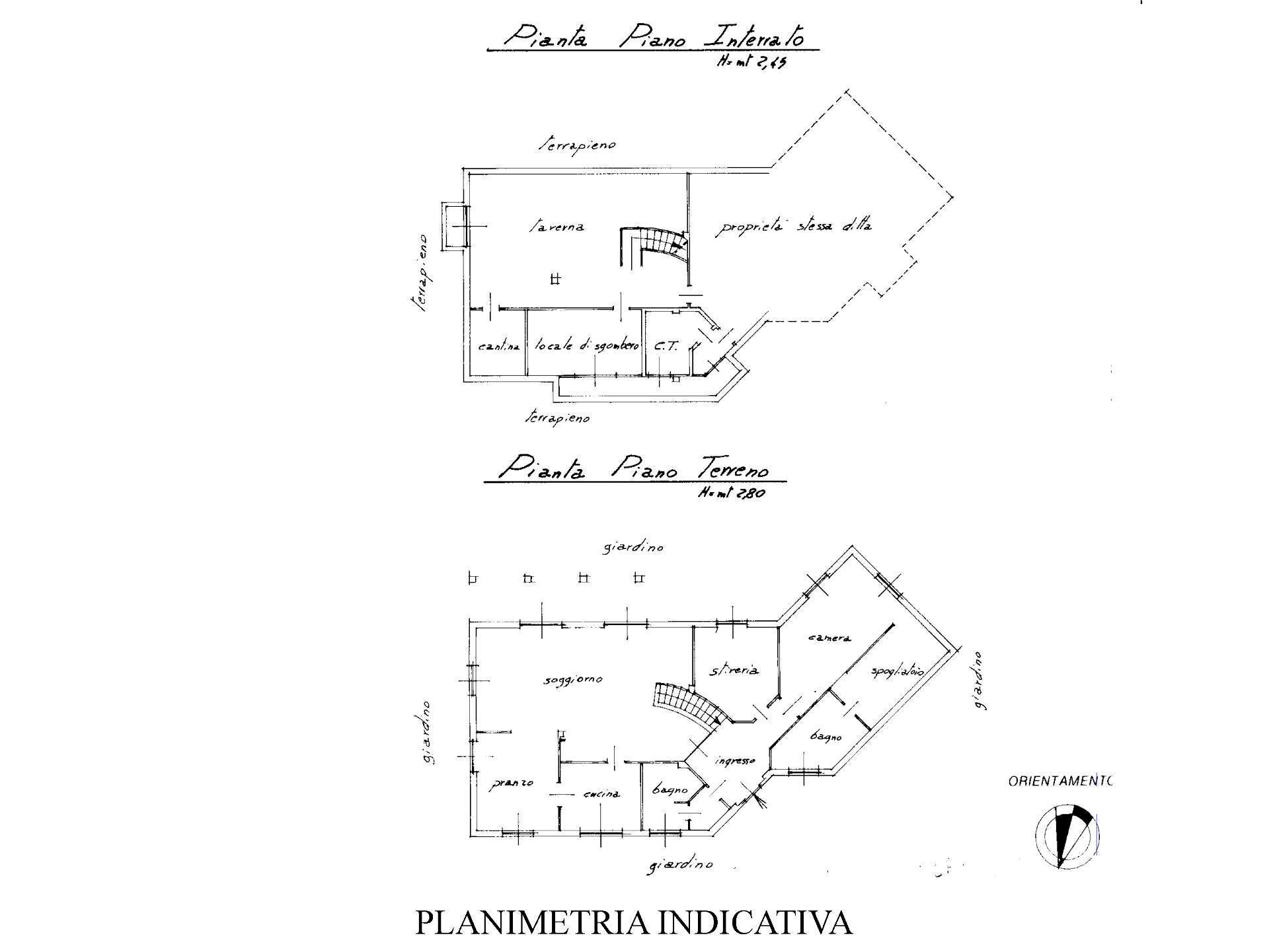 Foto 59 - Villa Strada Rosero, Pecetto Torinese - floor plans 1