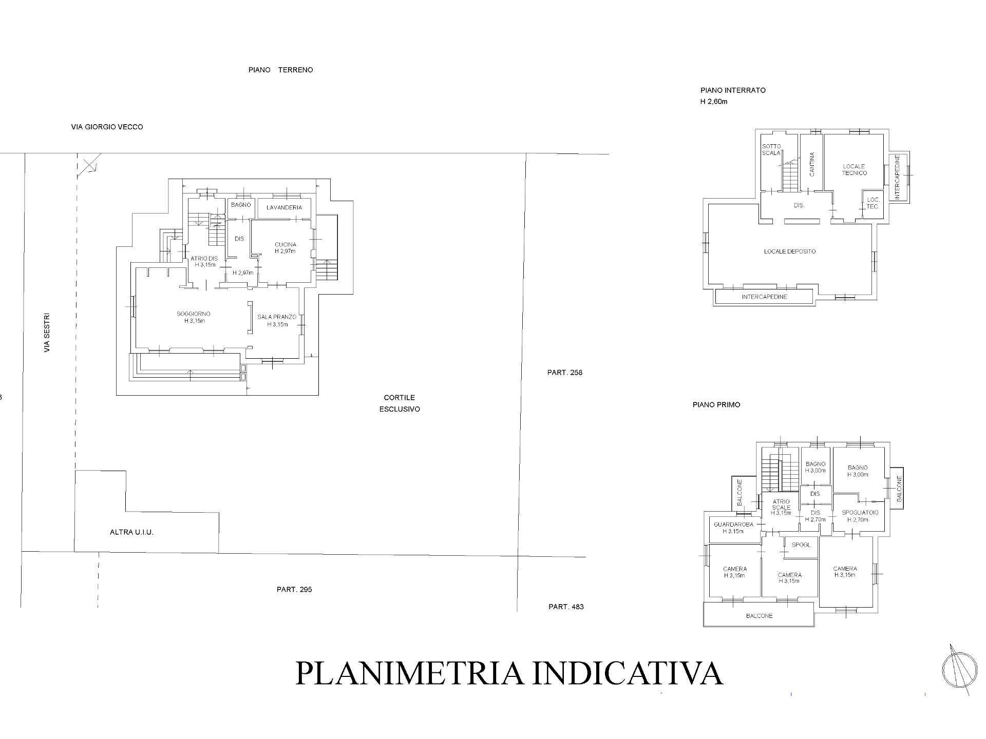Foto 58 - Villa Via Giorgio Vecco, Rivoli - planimetria 1