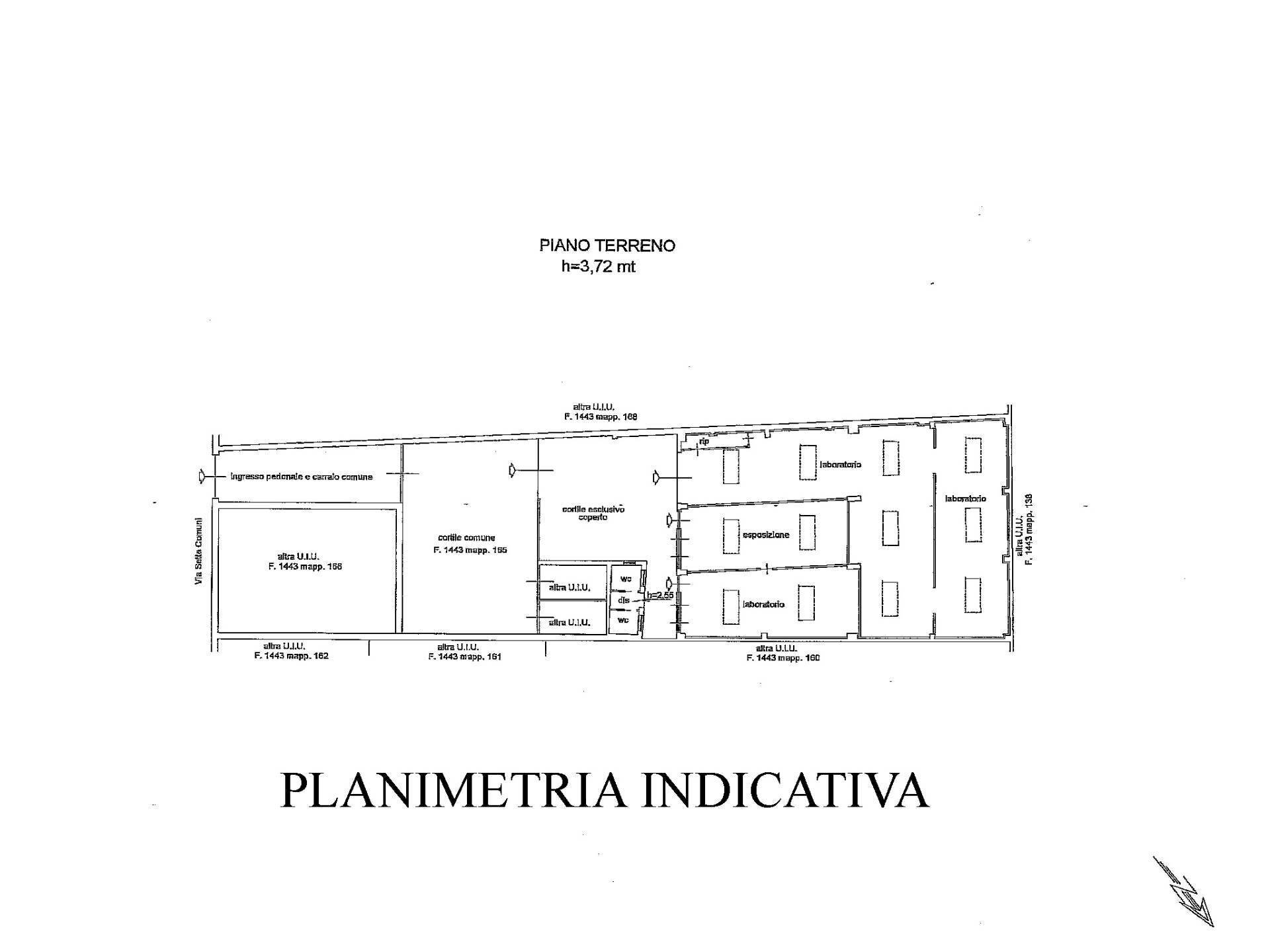 Foto 22 - Laboratorio Via Sette Comuni, Torino - planimetria 1