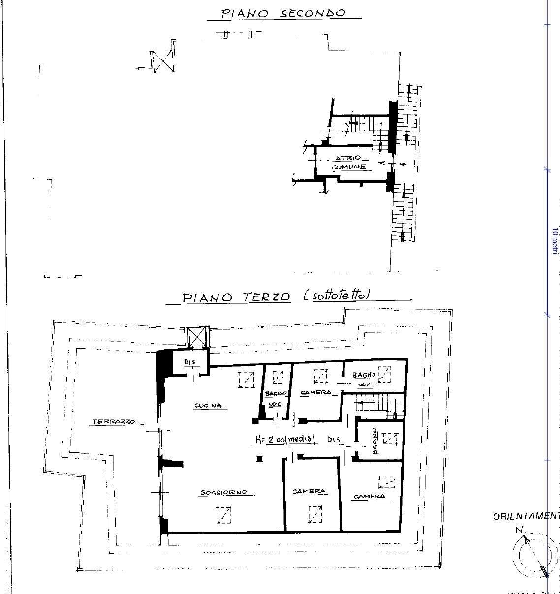 Foto 56 - Attico viale del parco
 
5, Moncalieri - planimetria 1