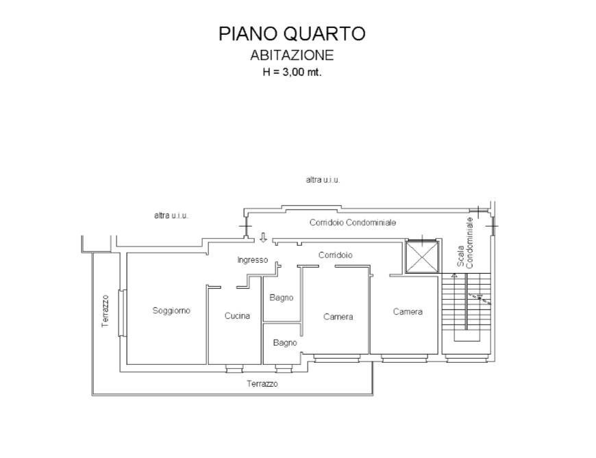Foto 14 - Appartamento Via Vallarino
 
13, Sanremo - planimetria 1