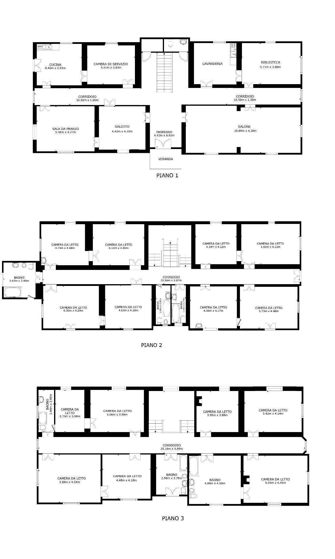 Foto 2 - Villa Via Graziani
 
6, Alessandria - floor plans 1