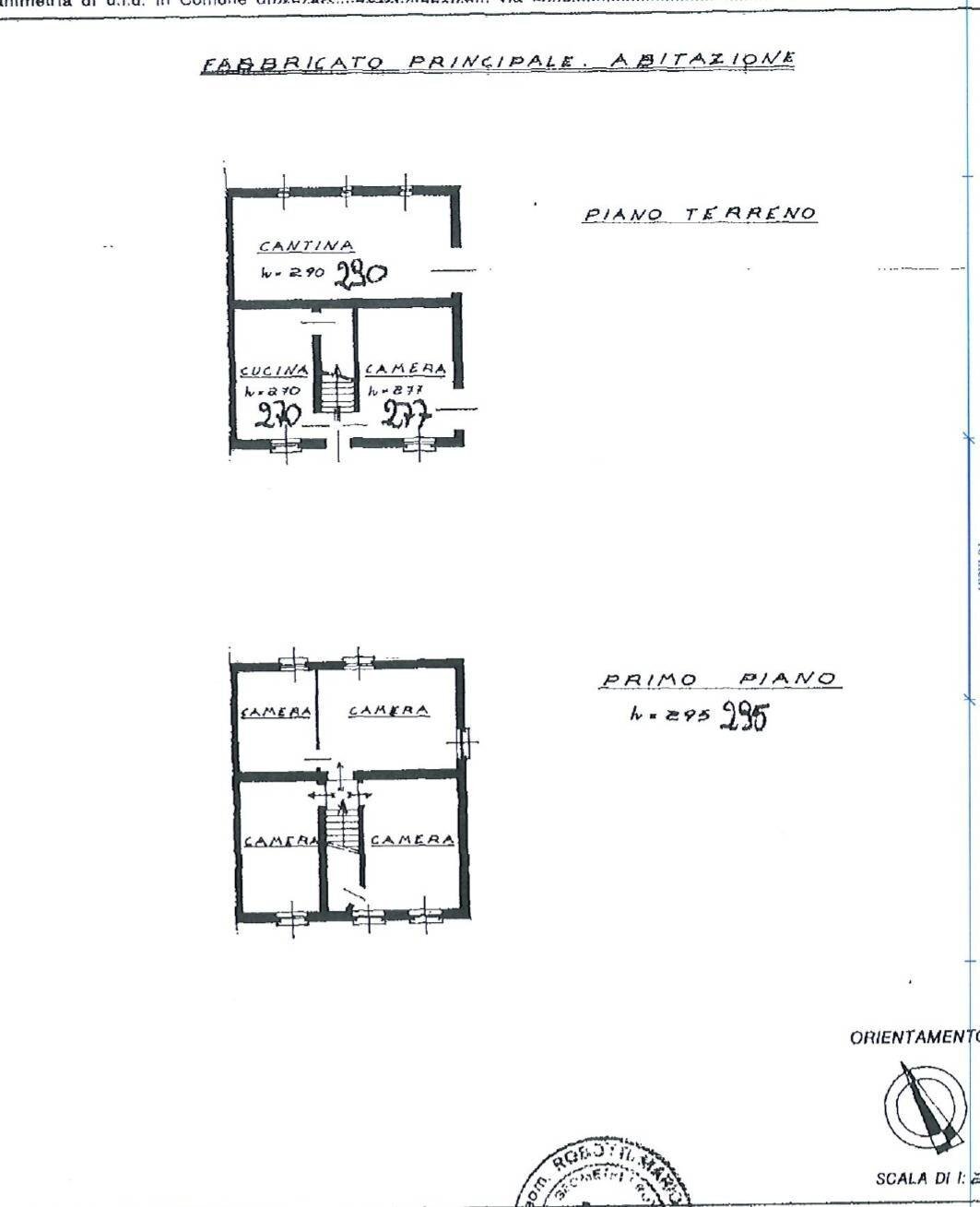 Foto 15 - Casa semi indipendente via Galzano
 
9, Incisa Scapaccino - planimetria 1