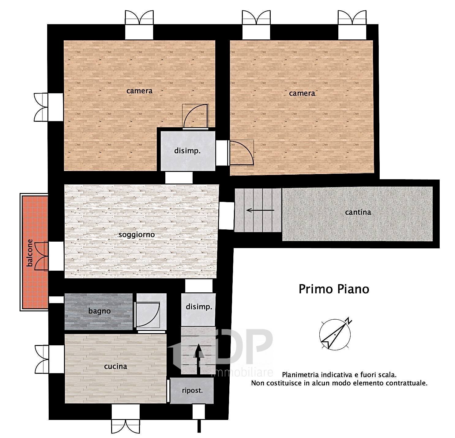 Foto 36 - Trilocale Via Isonzo
 
1, Palombara Sabina - planimetria 1