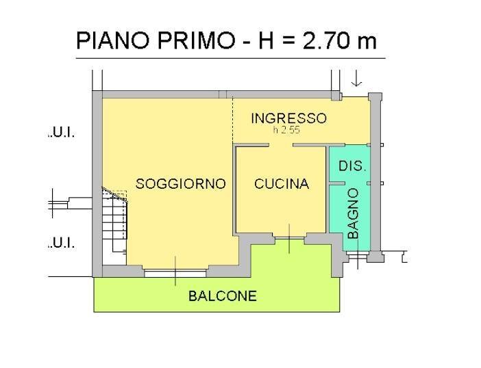 Foto 49 - Three-room apartment via Cesare Battisti
 
46, Carnago - floor plans 1