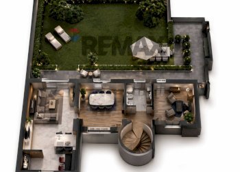 Pianta 3D - Quadrilocale VIA CESARE AJRAGHI
 
44, Milano - foto 3