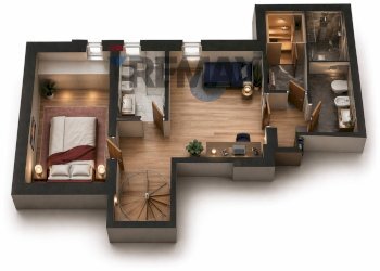 Pianta 3D - Quadrilocale VIA CESARE AJRAGHI
 
44, Milano - foto 33