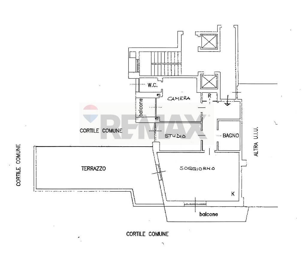 Pianta 2D - Trilocale Via Andrea Solari
 
19, Milano - planimetria 1