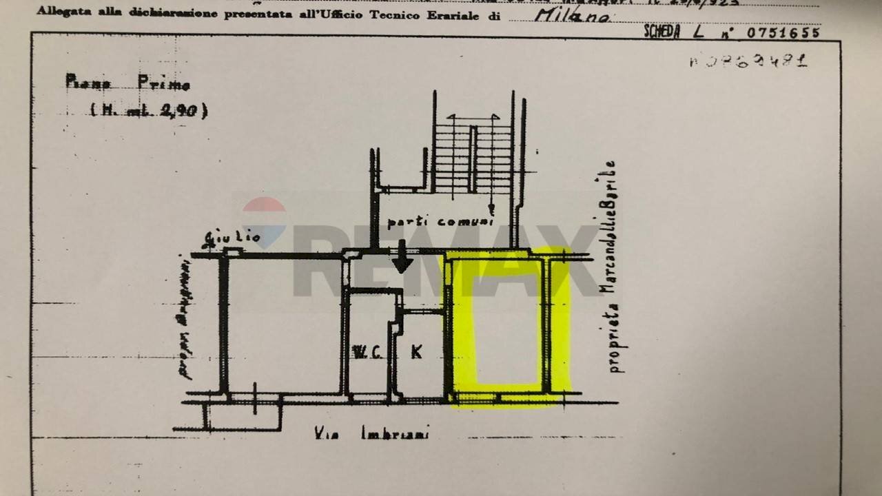 Pianta 2D - Terreno non edificabile Milano - planimetria 1