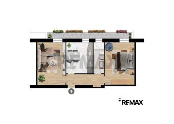 Pianta 2D - Bilocale via Spagnoletto
 
19, Milano - foto 25