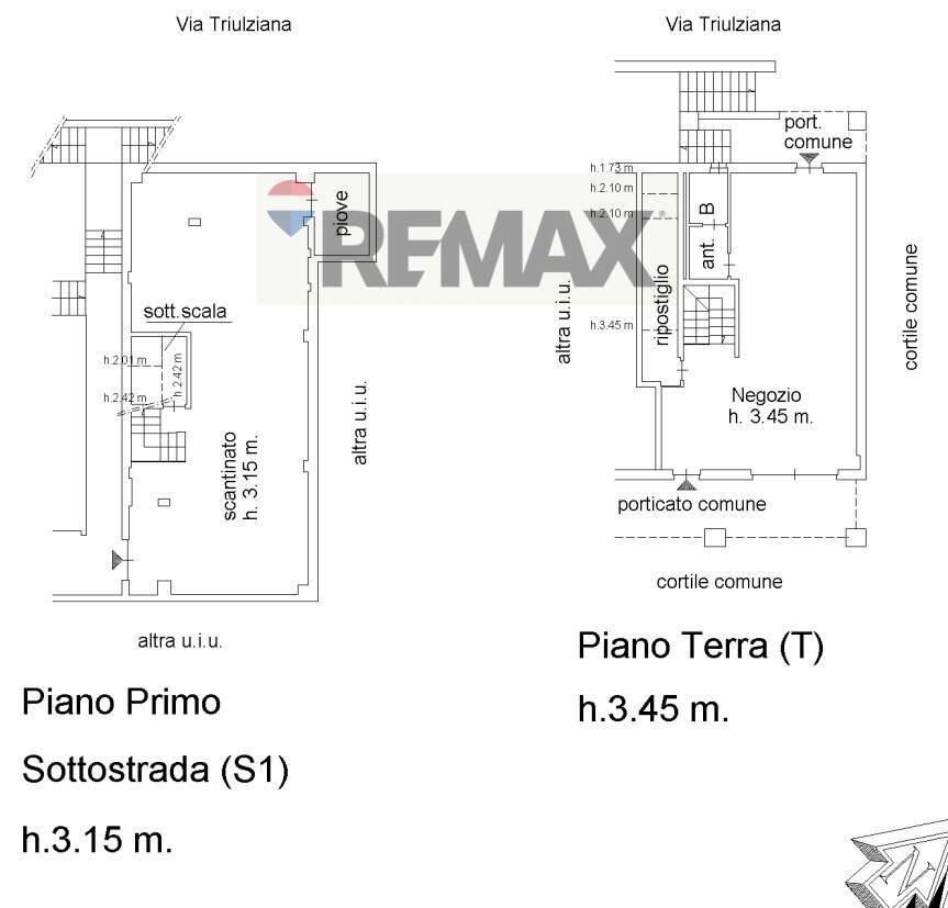 Pianta 2D - Locale Commerciale via Triulziana
 
16, San Donato Milanese - planimetria 1