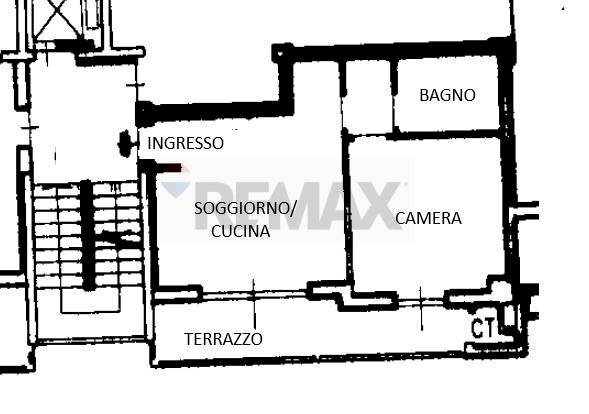 Pianta 2D - Bilocale via Misurina
 
6, Busto Arsizio - planimetria 1