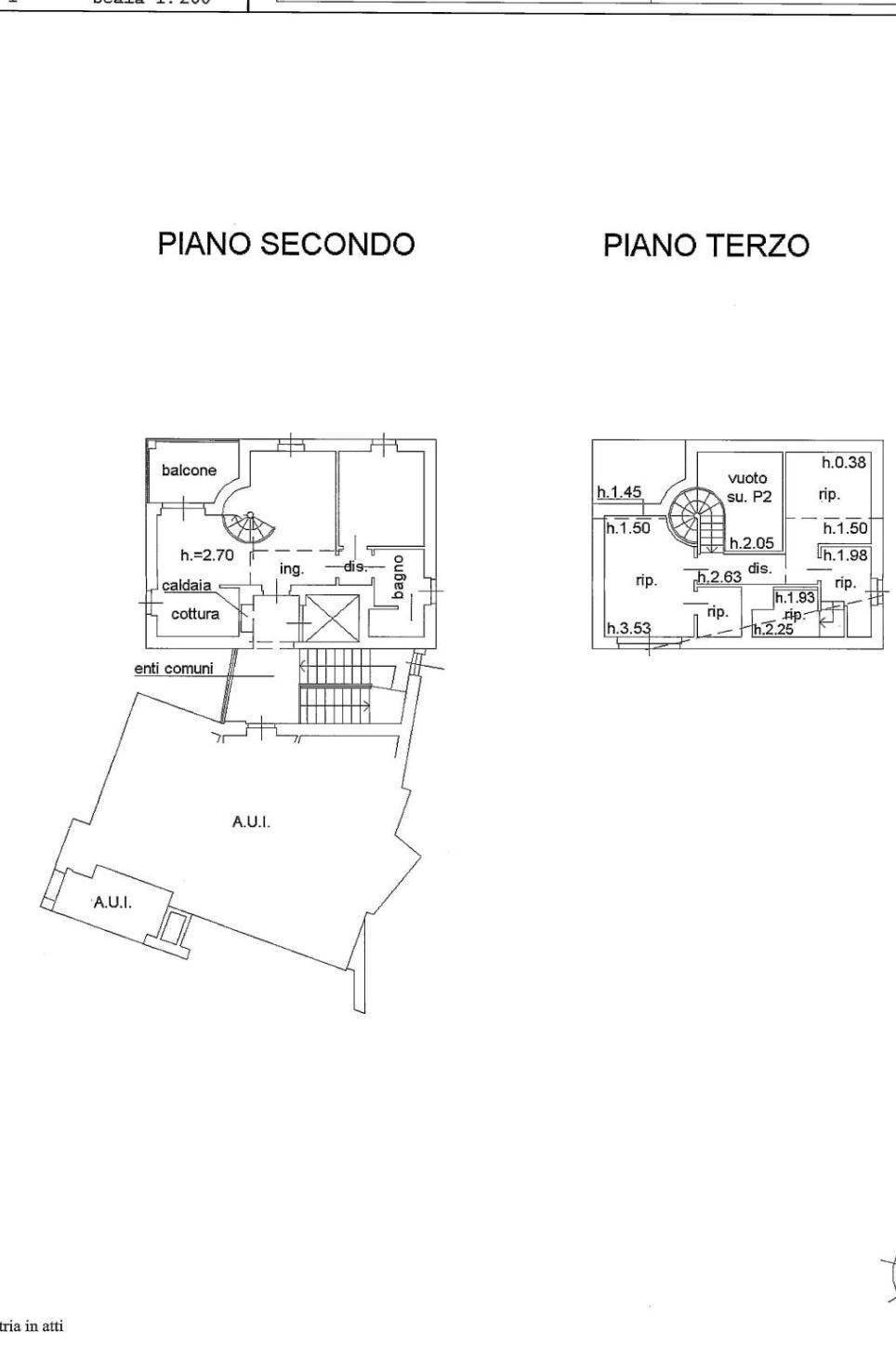 Foto 49 - Three-room apartment VIA DANTE
 
2, Olgiate Olona - floor plans 1