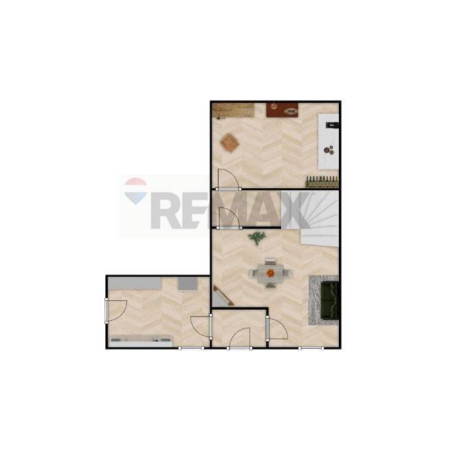 Pianta 2D - Apartment via Alessandro Manzoni, Montereale - floor plans 1