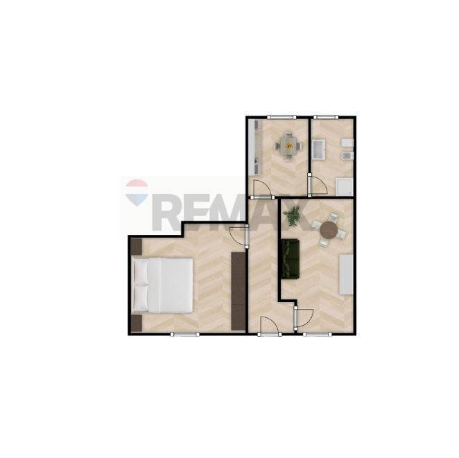 Pianta 2D - Bilocale Via Antonio Manzi
 
14, Frascati - planimetria 1