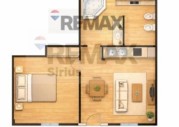 Pianta 2D - Bilocale Via Antonio Manzi
 
14, Frascati - foto 10