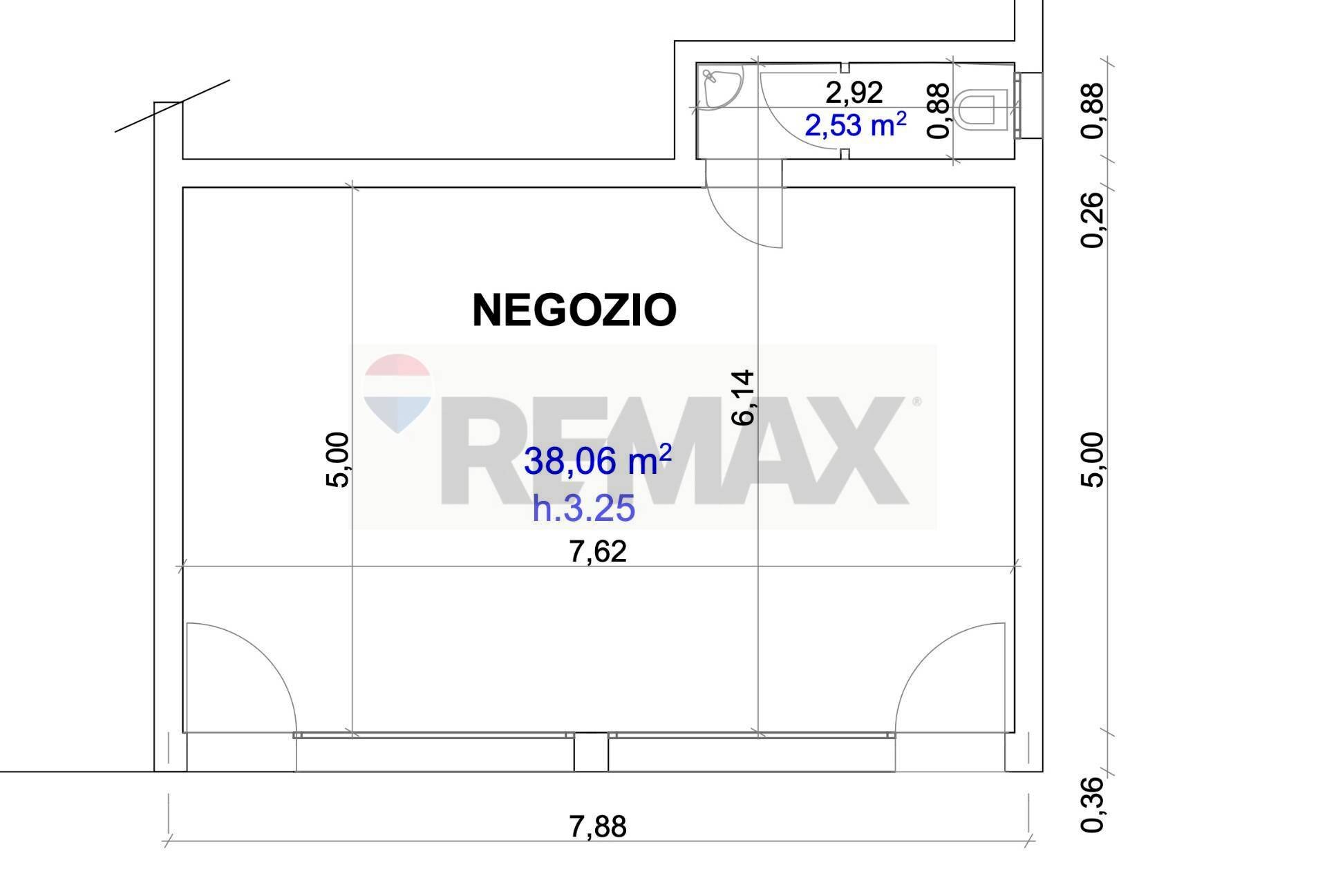 Pianta 2D - Negozio via luneo
 
14A, Spinea - planimetria 1