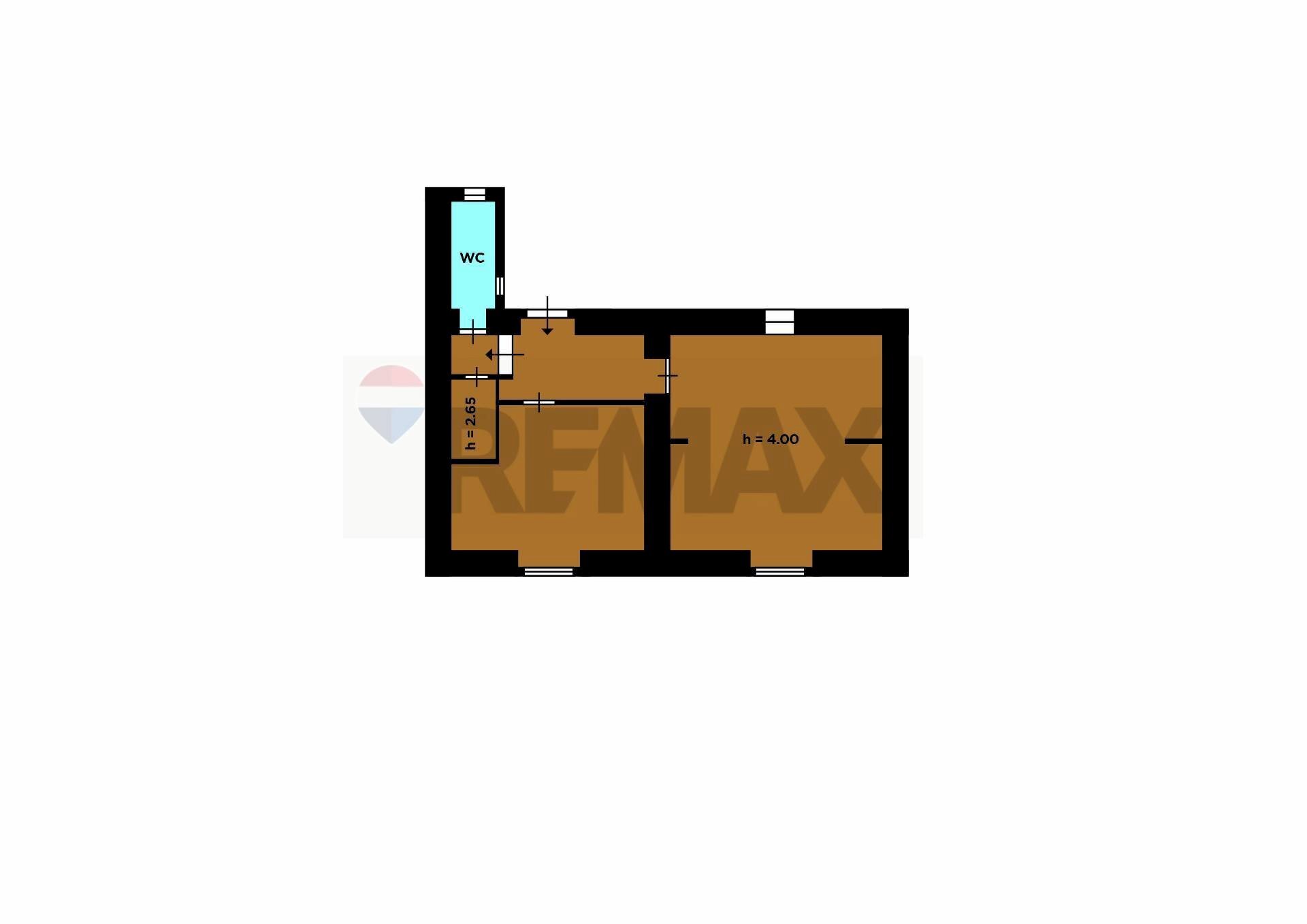 Pianta 2D - Bilocale Via Napoli
 
141, Napoli - planimetria 1