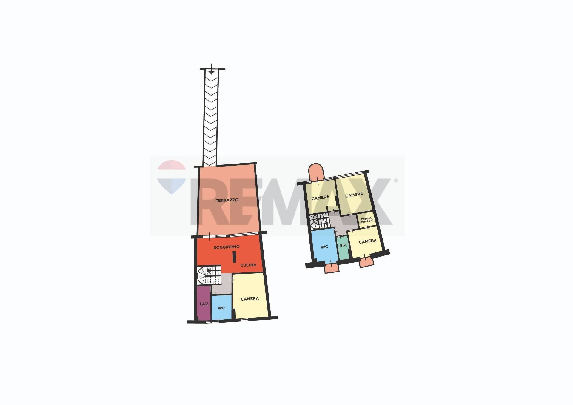 Pianta 2D - Villa Bifamiliare Via Nicola Nicolini
 
68, Napoli - planimetria 1